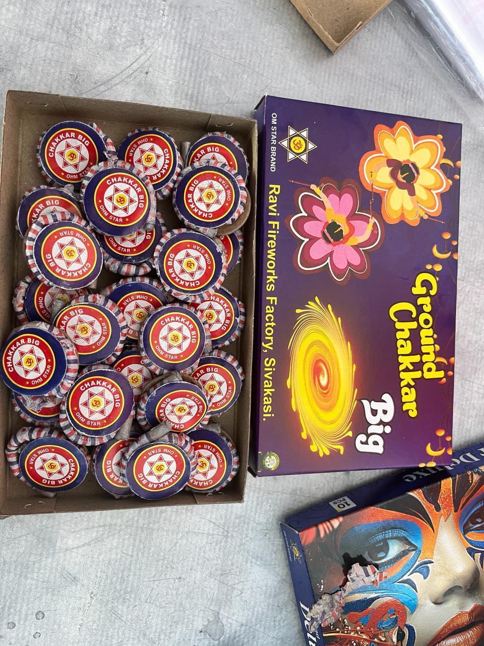 Krish Crackers Chakkar Big 25pcs (Mini Size 1)